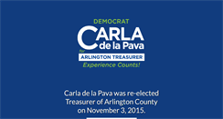 Desktop Screenshot of carlafortreasurer.com